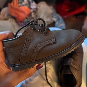 Classic Brown Kids Dress Shoes